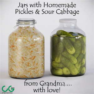 pickles and sour cabbage